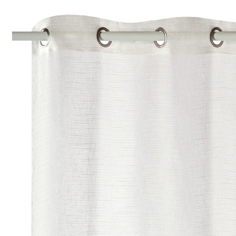 Voilage MANADE coloris ivoire 140 x 240 cm