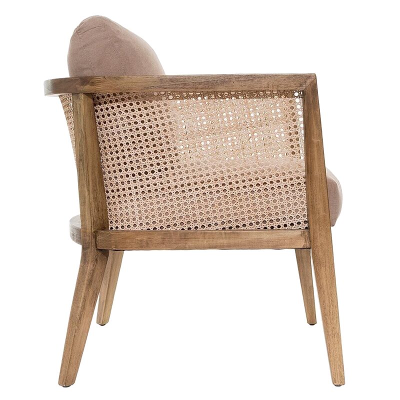Fauteuil HALI coloris taupe