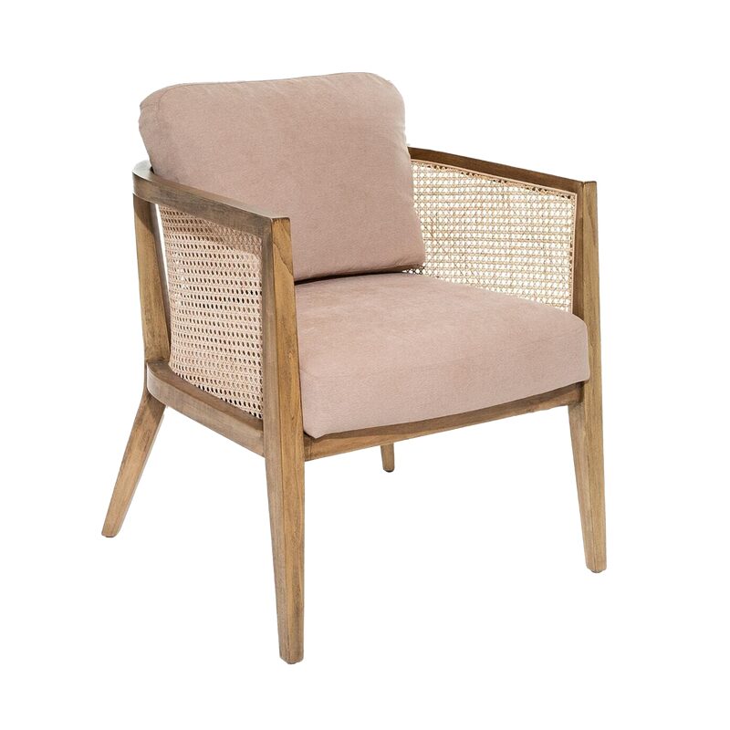 Fauteuil HALI coloris taupe