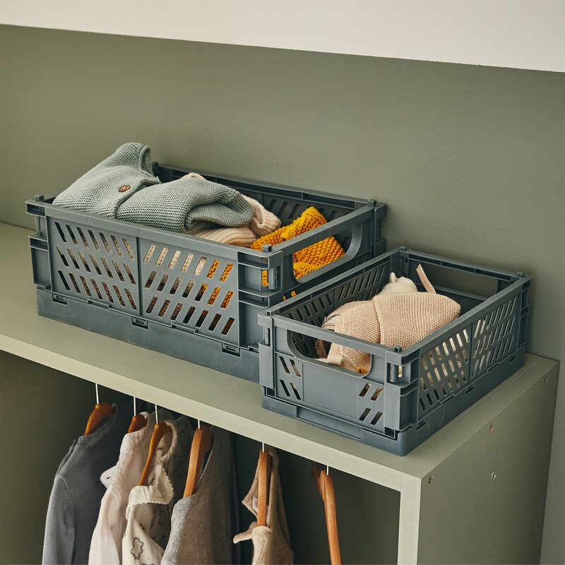 Corbeille MALMO coloris gris