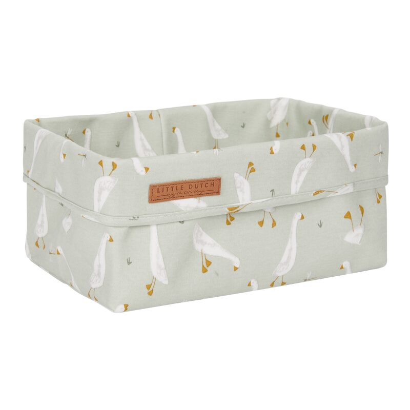 Corbeille LITTLE GOOSE L coloris vert pâle