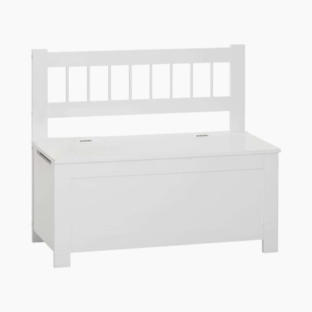 Atmosphera Coffre enfant JUDE coloris blanc