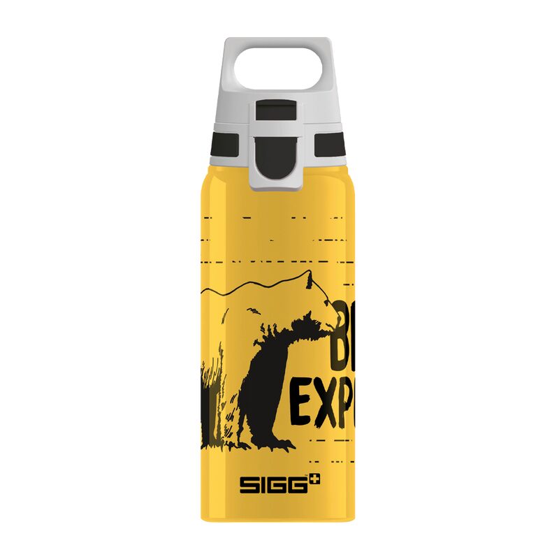 Gourde enfant SIGG  BRAVE BEAR coloris jaune