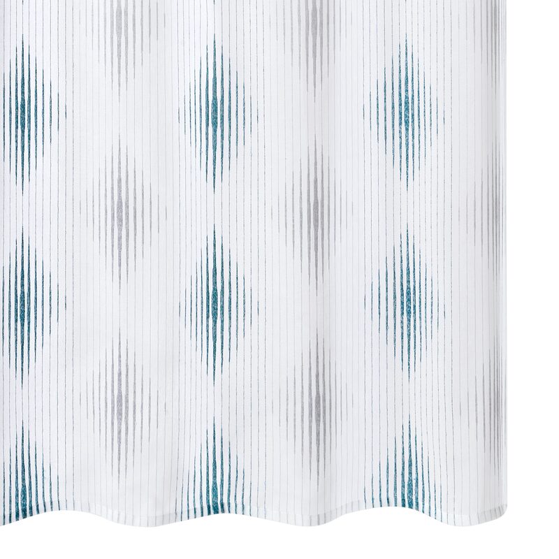 Voilage JIHY coloris bleu paon 140 x 260 cm