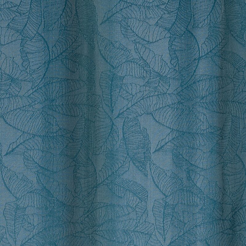 Rideau MACAPA coloris bleu jean 140 x 260 cm