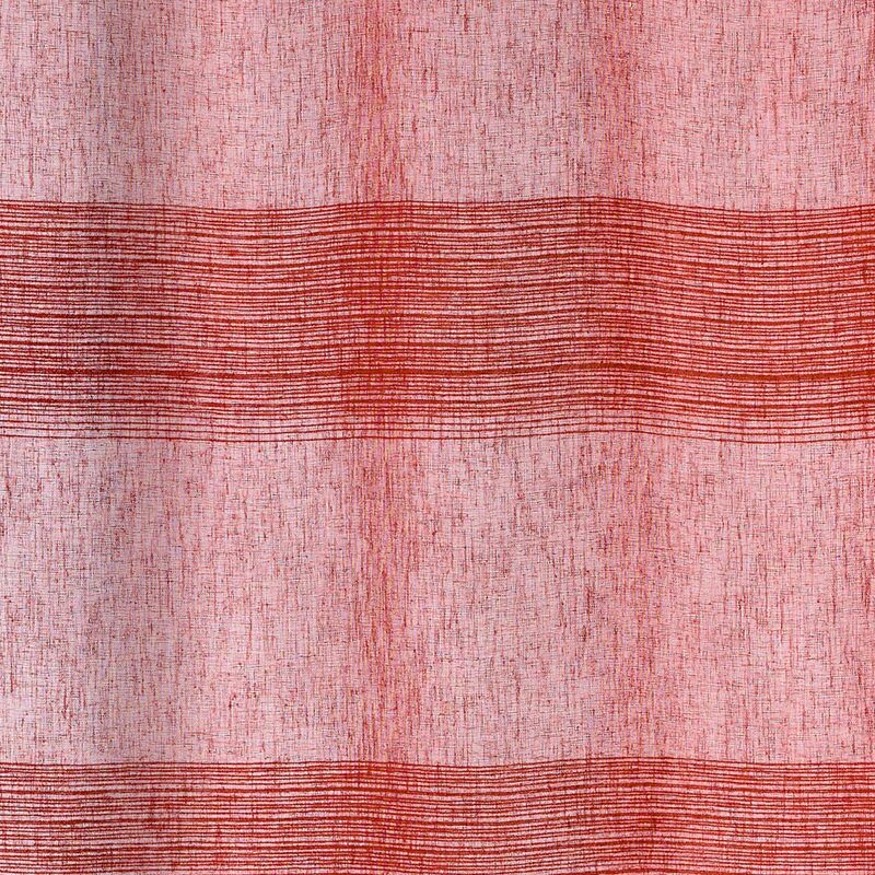Voilage CASCINA coloris brique 140 x 240 cm
