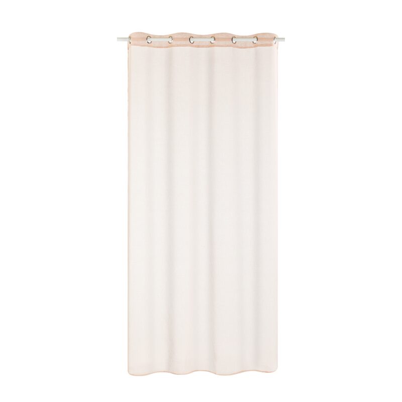 Voilage COLORS coloris beige 140 x 260 cm