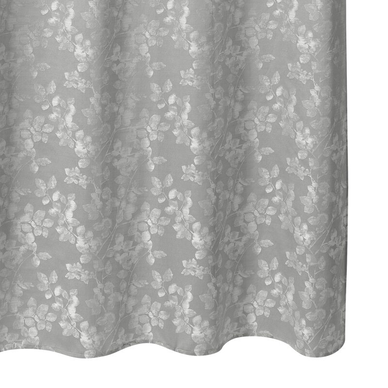 Rideau PALMAS coloris Gris clair 140 x 260 cm