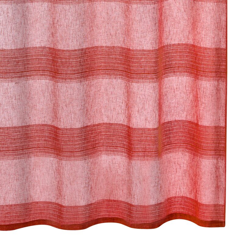 Voilage CASCINA coloris brique 140 x 240 cm