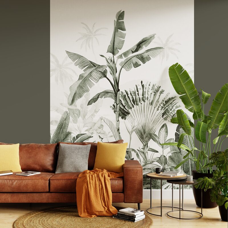 Papier peint panoramique L WILD WILD COLORS EVERGREEN SMALL 200 x 270 cm