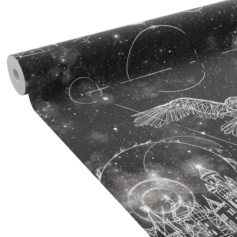 Papier peint intissé HARRY POTTER DARK NIGHT coloris noir