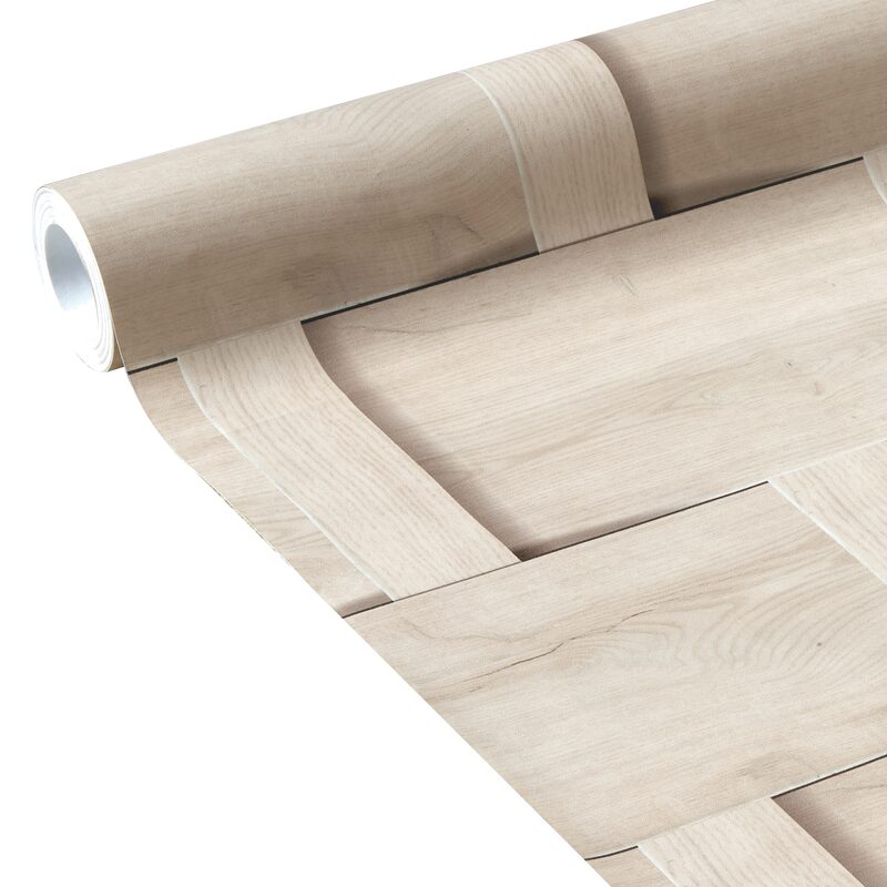 Papier peint intissé JACOB coloris bois clair