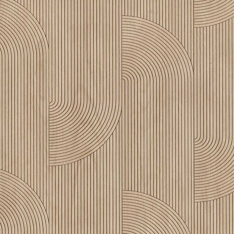 Papier peint intissé STANISLAS coloris marron glacé