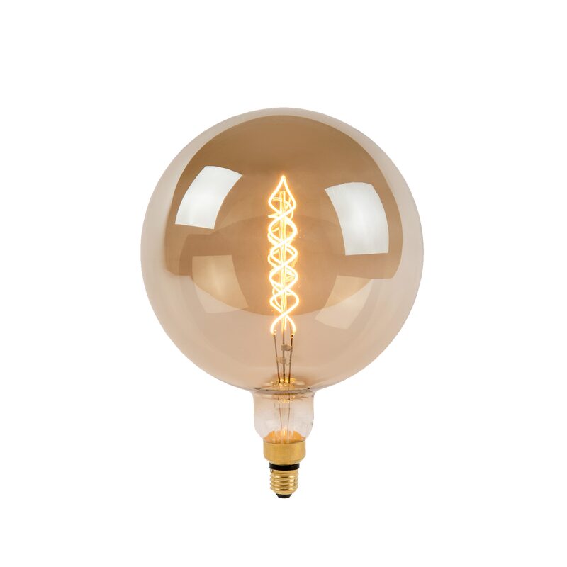 Ampoule LED E27 45W GIANT AMBRÉ coloris jaune 35 x 25 cm