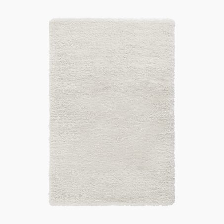 Tapis MARY coloris blanc 60 x 90 cm