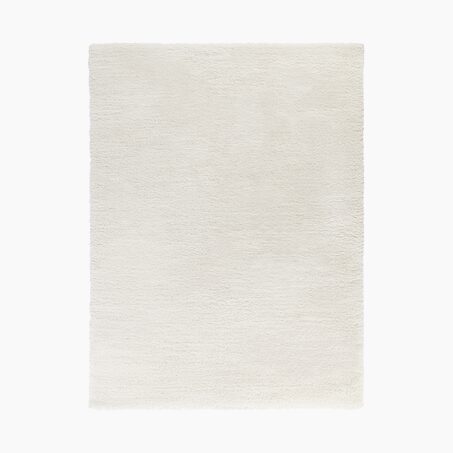 Tapis MARY coloris blanc 150 x 200 cm