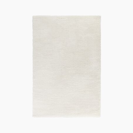 Tapis MARY coloris blanc 100 x 150 cm