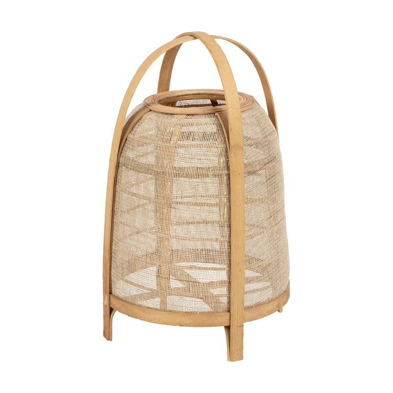 Lampe à poser PLAKA coloris bambou 42 x 27 cm