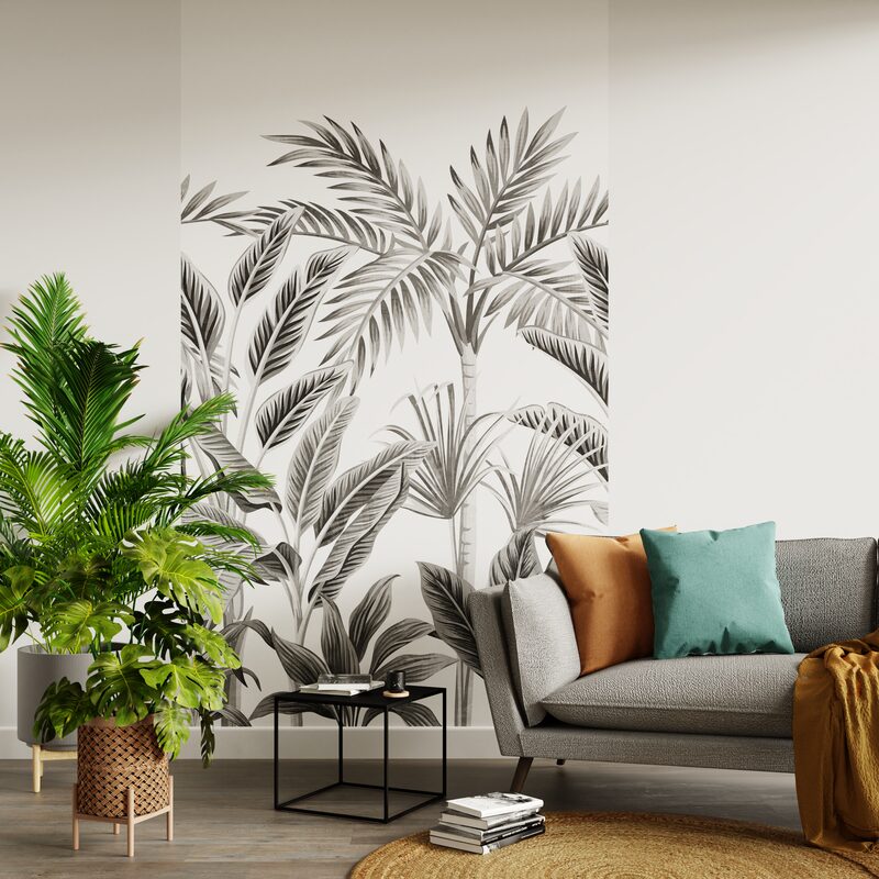 Papier peint panoramique L JUNGLE LANDSCAPE 159 x 280 cm