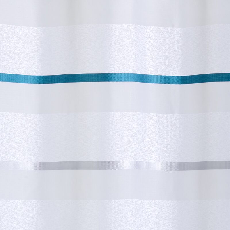 Voilage GALEA coloris bleu pétrole 140 x 240 cm