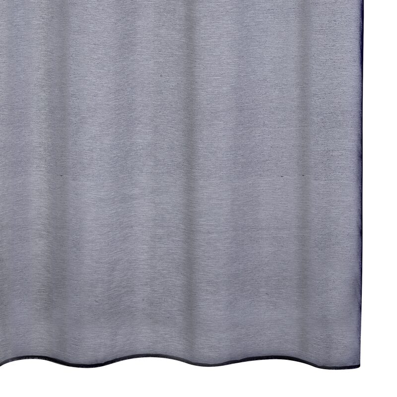 Voilage EZA coloris bleu nuit 140 x 240 cm