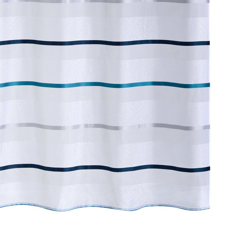 Voilage GALEA coloris bleu pétrole 140 x 240 cm
