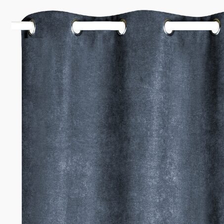 Rideau thermique KINLEY coloris bleu nuit 140 x 260 cm