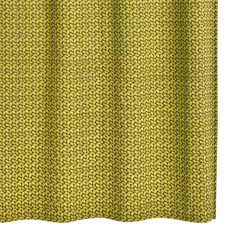 Rideau LORI coloris olive 140 x 260 cm