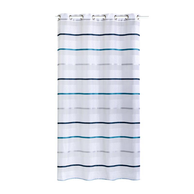 Voilage GALEA coloris bleu pétrole 140 x 240 cm