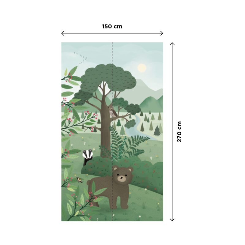 Papier peint panoramique L FAR AWAY LAND SMALL 150 x 270 cm