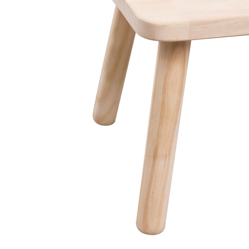 Chaise enfant MINI RAINBOW coloris Brun bois
