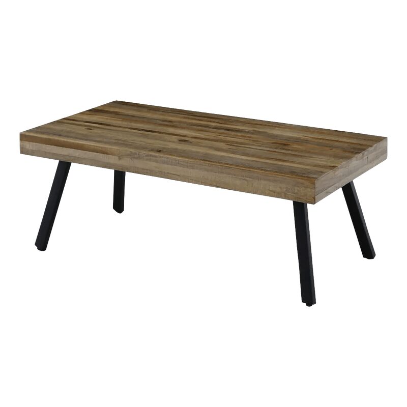 Table basse ALLEN coloris teck 115 x 43 cm