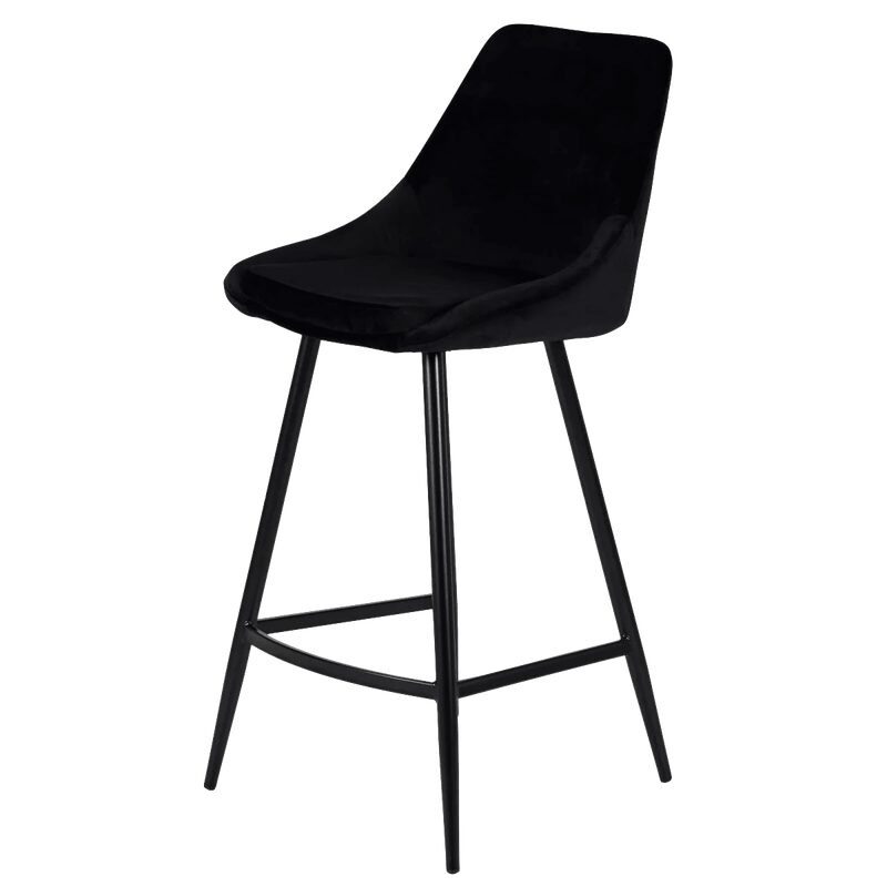 Tabouret de bar VICO coloris noir