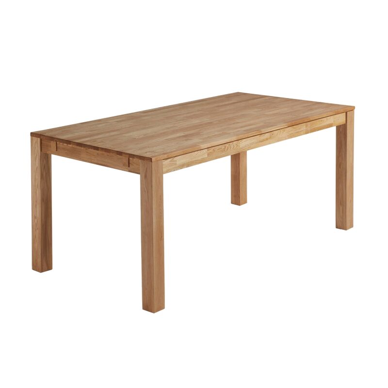 Table de salle à manger MARIELLA coloris naturel 140 x 90 cm