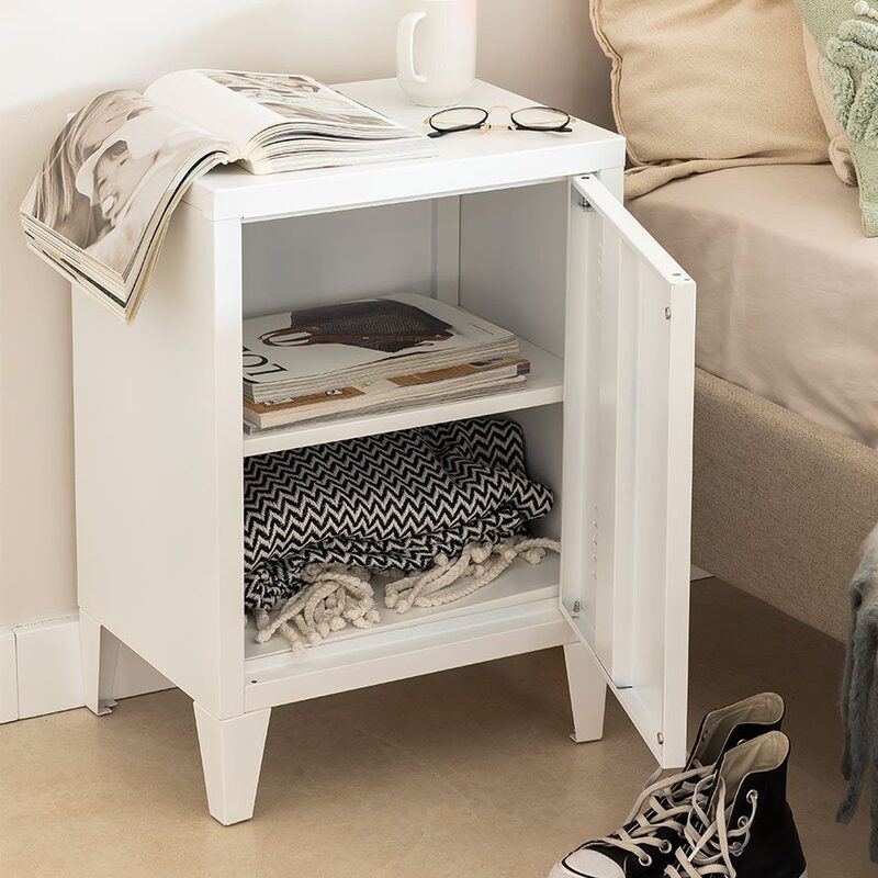 Casier de rangement POHPLI coloris blanc