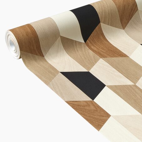 Papier peint intissé FREERIK coloris noir