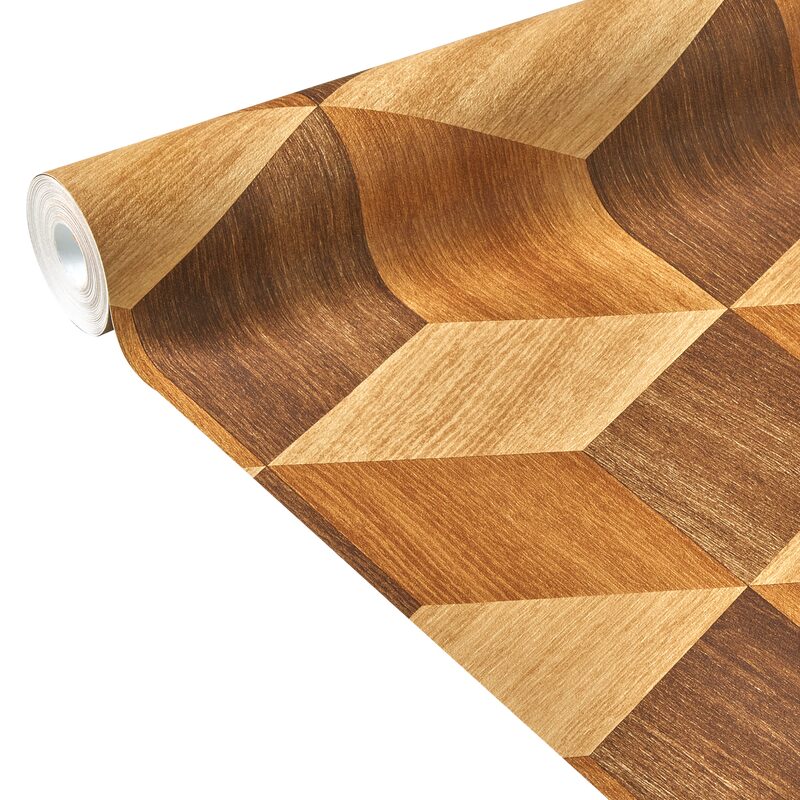 Papier peint intissé JAROD coloris miel