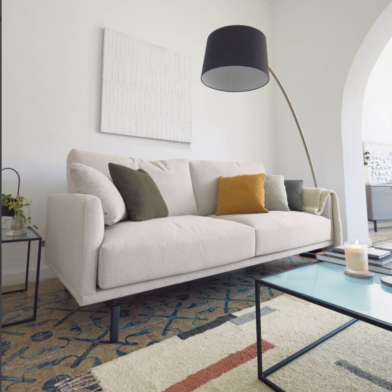 Canapé GALENE coloris beige 3 places