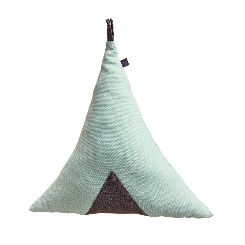 Coussin TIPI coloris vert 45 x 50 cm