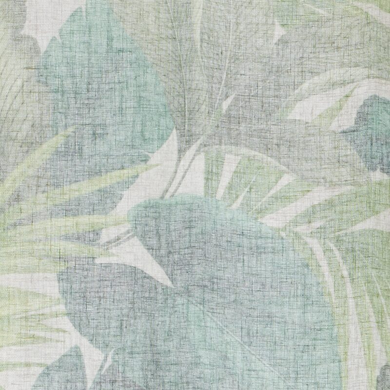 Voilage Lin PECAN coloris vert 150 x 240 cm