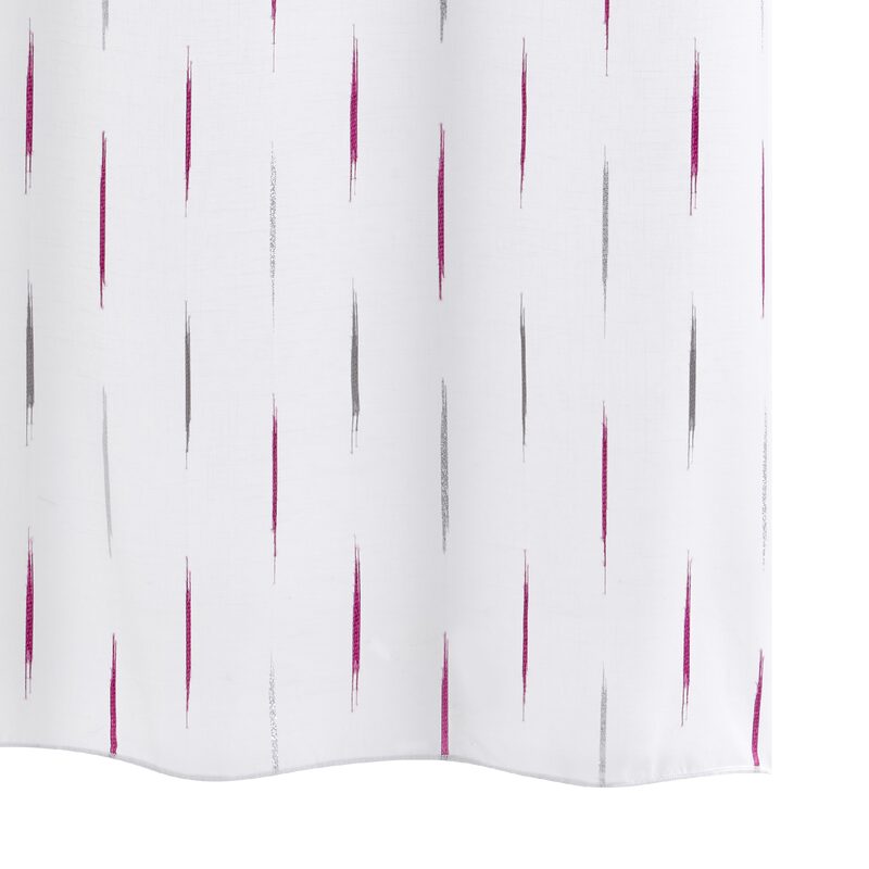 Voilage ORION coloris bordeaux 140 x 260 cm