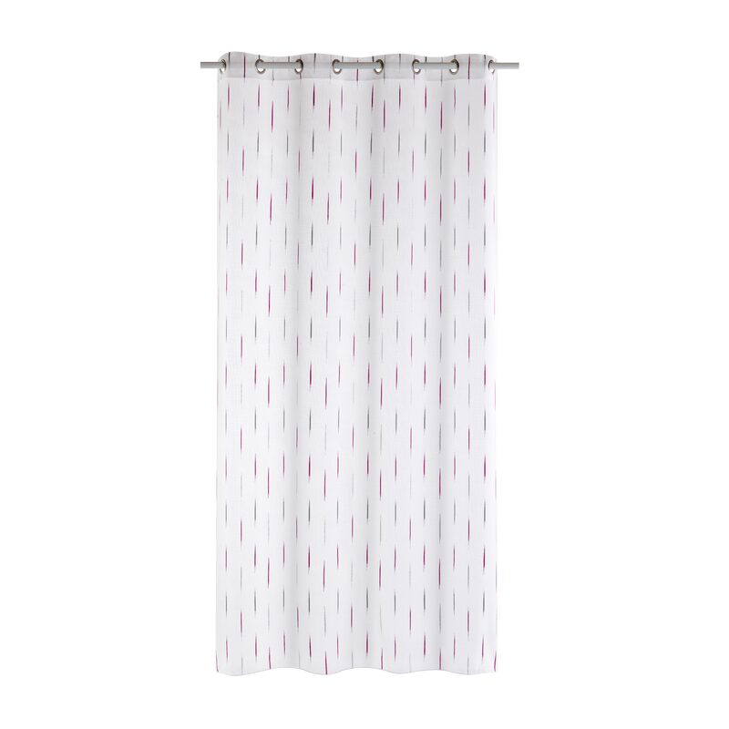 Voilage ORION coloris bordeaux 140 x 260 cm