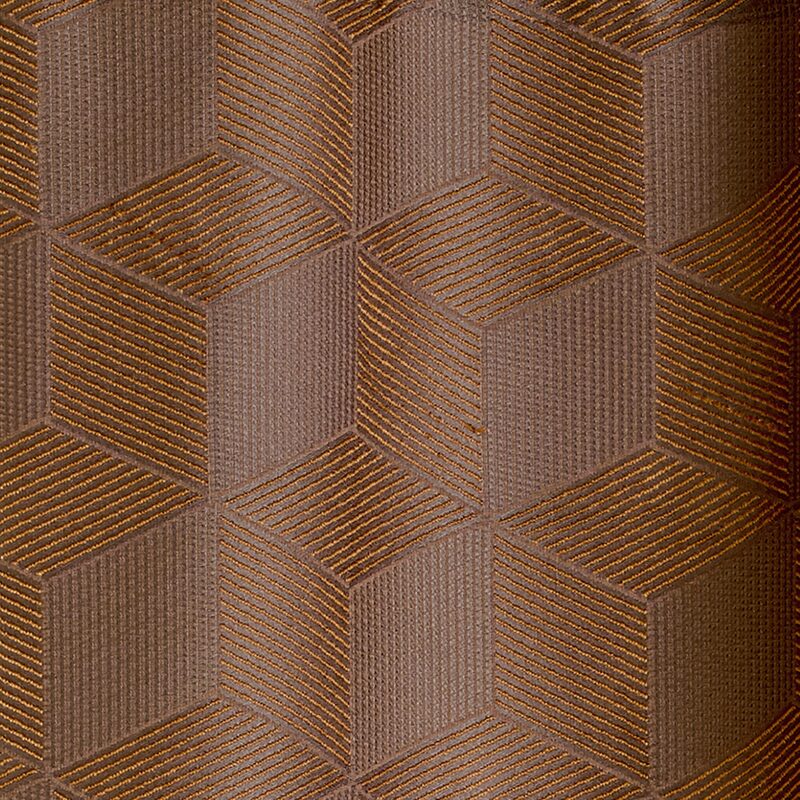Rideau BRYAN coloris brique 140 x 260 cm