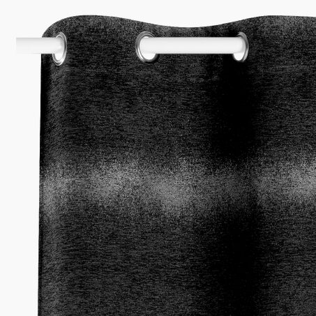 Rideau SFUMATO coloris noir 140 x 260 cm