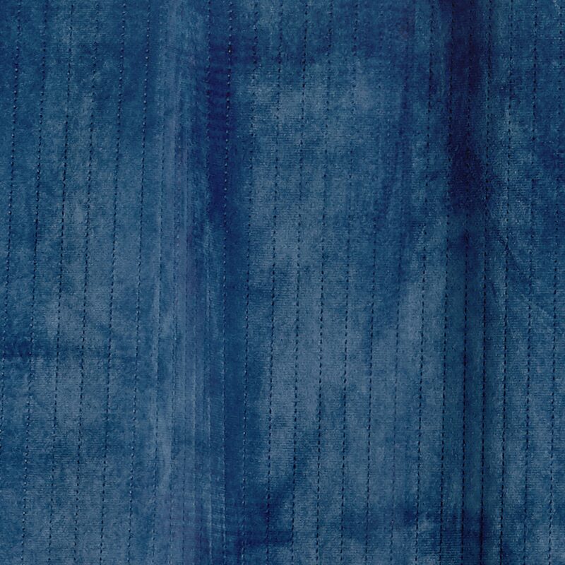 Rideau OKHA coloris bleu nuit 140 x 260 cm