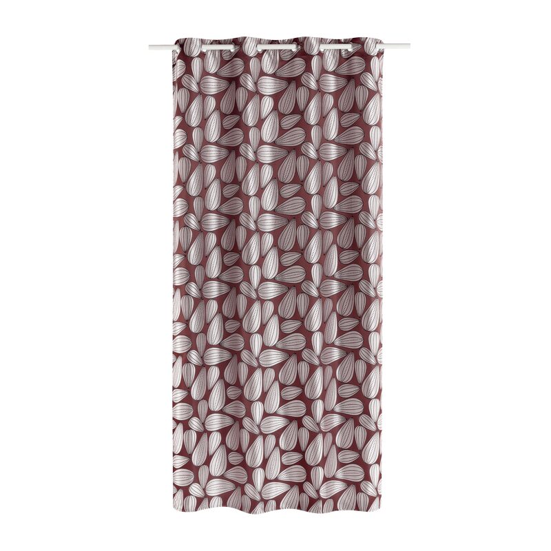 Rideau KOPEE coloris marsala 140 x 260 cm