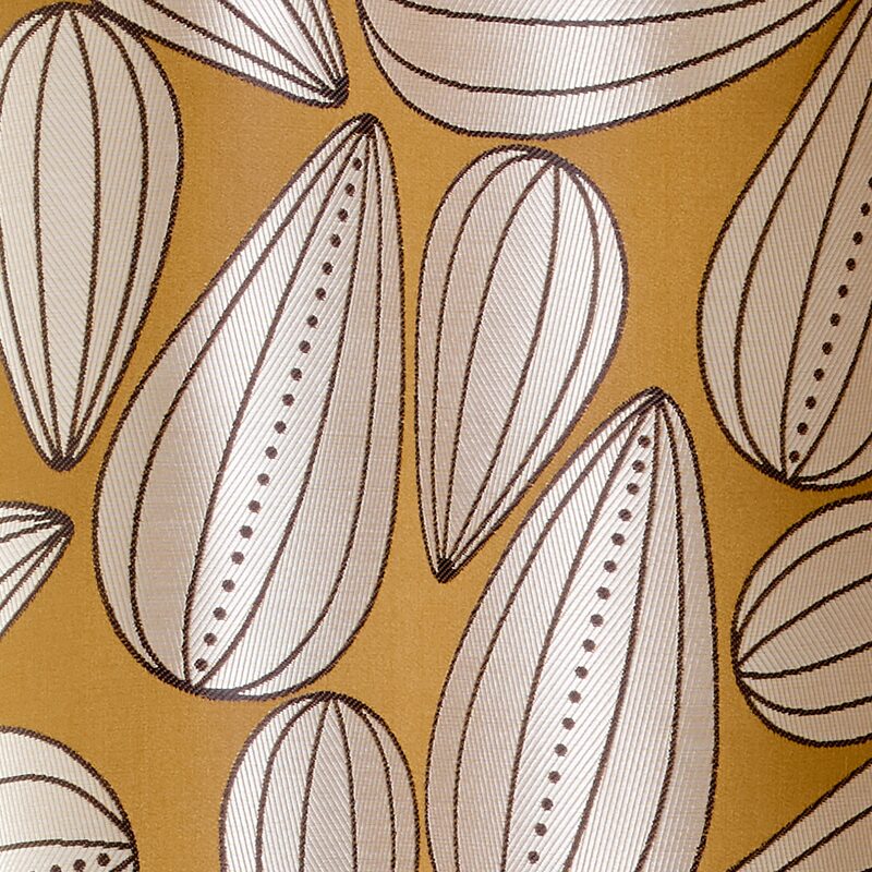 Rideau KOPEE coloris safran 140 x 260 cm