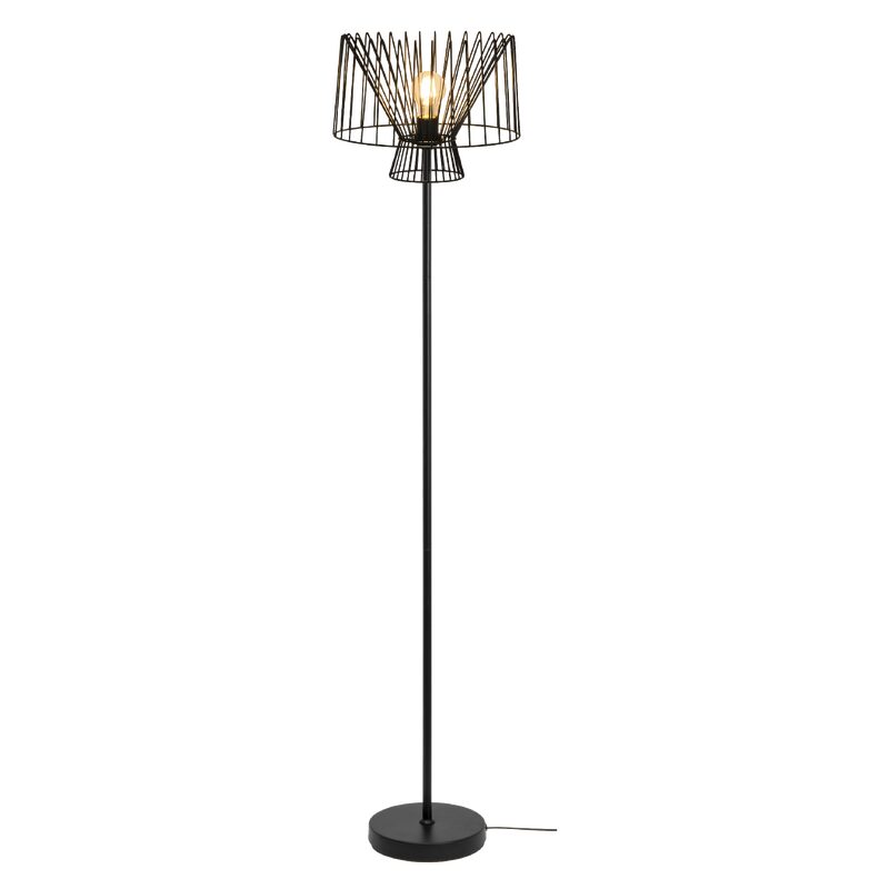 Lampadaire GLASGOW coloris noir