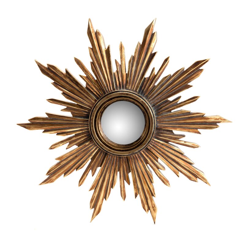 Miroir en métal HELIOS 41 x 41 cm