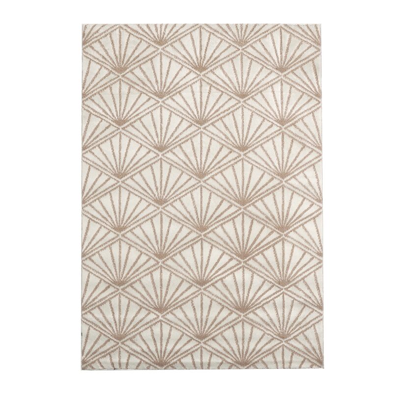 Tapis HARPER coloris blanc 120 x 170 cm